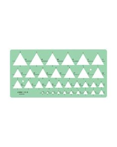 Linex Triangle Template 235x116mm