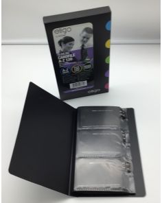 Snopake Eligo Cardfile A-Z Index, 120 Business Card Capacity, Black 