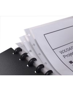 Snopake Executive Reorganiser Display Book A4 Black 40 Pockets (80 sides to view)