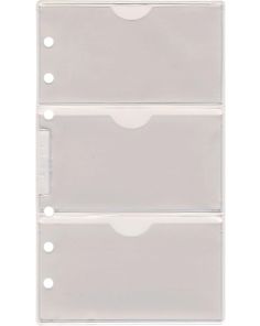 Filofax Personal size Business Card Holder Organiser Refill 133616