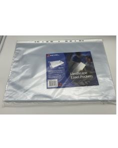 Rexel Clearview Landscape Easel Refill Pockets A3, Pack of 10 