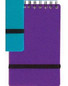 Snopake 127 x 76mm NoteGuard Hardback Notebook Purple