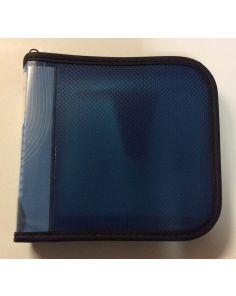 Snopake Zip CD Wallet, Blue