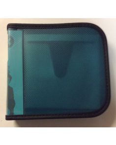 Snopake Zip CD Wallet, Turquoise