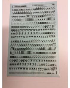 Letraset Black 1595 48pt. Century Schoolbook A.T.F.