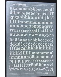 Letraset White 1604W 60pt. Century Schoolbook Bold Lower Case