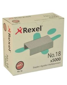 Rexel No.18 (26/8) Staples 8mm, Pack of 5000 