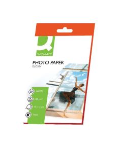 Q Connect Photo Gloss Paper, 10 x 15cm, Pack of 25