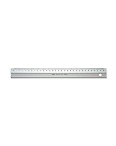  Linex Aluminium Ruler, Length:30cm. Tracing Edge. Non slip