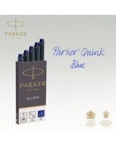 Quink Cartridges Permanent Blue Pack of 5