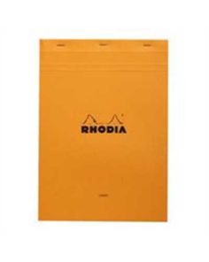 Rhodia Stapled Pad. A5. 180 pages. Orange. Pack of 10