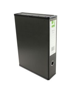 Q Connect Box File, Foolscap, Black, Pack of 5.