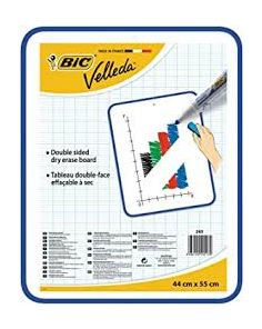 Bic Velleda Drywipe Whiteboard, 440mm x 550mm