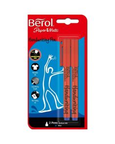 Berol Handwriting Pen Blue, Pack of 2