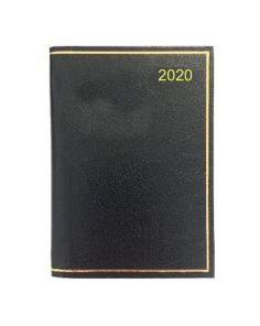 Dataday Pocket Diary, Week to View with Pencil and Clasp 332PC, 103 x 67mm, Black, 2025