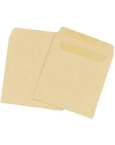 Q Connect Plain Manilla Wage Envelopes Self Seal 108X102mm, Pack of 50