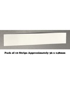 Blotting Paper White 315gsm Strips Size Approx 36 x 148mm Pack of 10 sheets, for Home, Office, Arts & Crafts