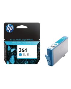 Hewlett Packard Inkjet Cartridge No 364 Cyan