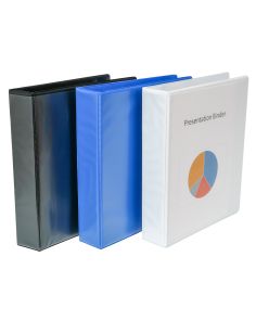 Presentation 3-D Ringbinder, Capacity 50mm, Black