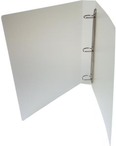 Presentation 3-D Ringbinder, Capacity 25mm, White, Pack of 10