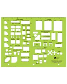 Jakar 4673 Interior Design Template Scale 1:50