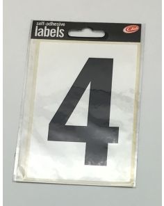 Wheelie Bin Adhesive Label No: 4 Size 120 x 80mm 1 sheet