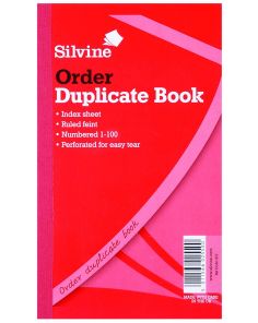 Silvine Duplicate Book 210x127mm (8.25x5'') Order 610