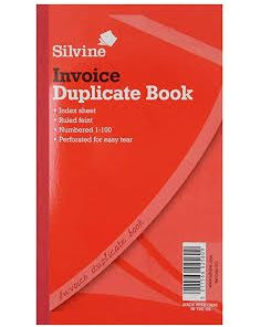 Silvine Duplicate Book 210x127mm (8.25x5'') Invoice 611