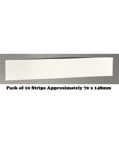 Blotting Paper White 315gsm Strips Size Approx 70 x 148mm Pack of 10 sheets, for Home, Office, Arts & Crafts