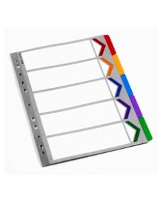 Rexel Reinforced A4 Dividers
