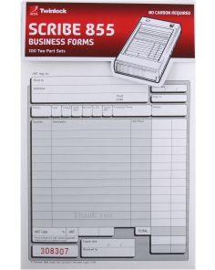 Twinlock Scribe Purchase Order Refills (855) 2 part Pack of 100
