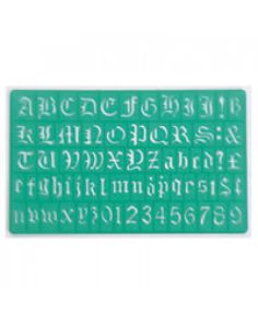 Linex Old English Letter Stencil, 20mm, Upper/Lower Case Letters, Numbers & Symbols.