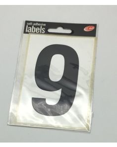 Wheelie Bin Adhesive Label No: 9 Size 120 x 80mm 1 sheet