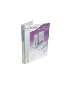 Snopake A3 Portrait 25mm 4-O Ringbinder Clear
