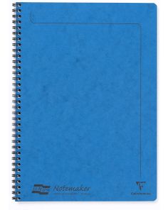 Clairefontaine Europa Notemaker Wiro Notebook A4 90gsm 120 Page Blue