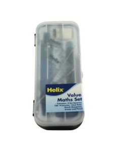 Helix Value Maths Set. A54. Black