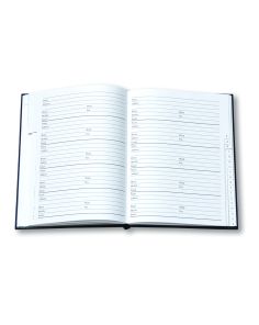 Montana Grain Leather Bureau Address Book 203x152mm, Black