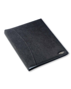 Rexel Soft Touch Suede 36 Pocket A4 Display Book Black