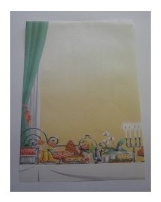 Decadry Illustration Papers. Afternoon Tea. A4. 80gsm. Pack of 10