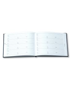 Montana Grain Leather 152x203mm Address & Telephone Book, Burgundy