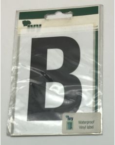 Ivy Wheelie Bin Adhesive Label Letter B Size 120 x 80mm 1 sheet