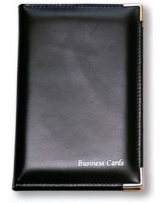 Finecell Leather Business Card File
