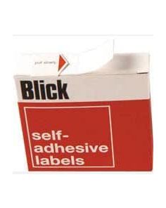 Blick RS00501 Labels in Dispenser Round 13mm diameter White Pack of 2800 