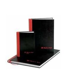 Black N Red Casebound Manuscript Books