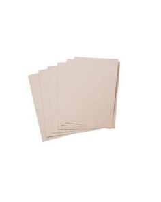 Q Connect Square Cut Folder. Kraftliner. Foolscap. Buff. Pack of 100