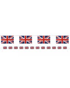 Union Jack Bunting Kings Coronation 12 Flags Length 30'