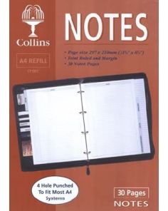 Collins A4 Notes Refill CF1007 (fits Filofax)