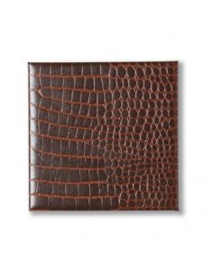 Crocodile Grain Leather Coaster