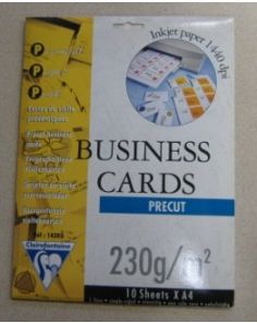 Clairefontaine Business Cards, 230gsm, White, Pack of 100