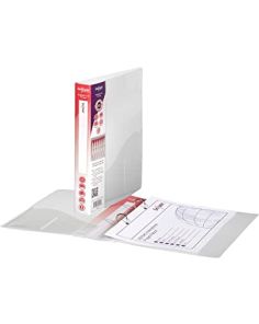 Snopake RingBinder 2-Ring, A5 (15mm capacity), Classic Clear